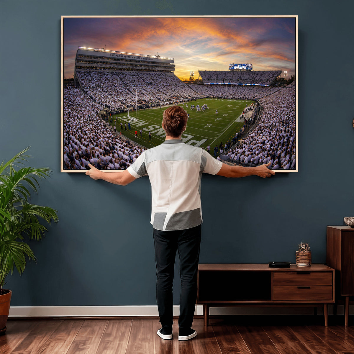 37485833-MGV-CV-36X24 - Stadium Wall Art Canvas Print