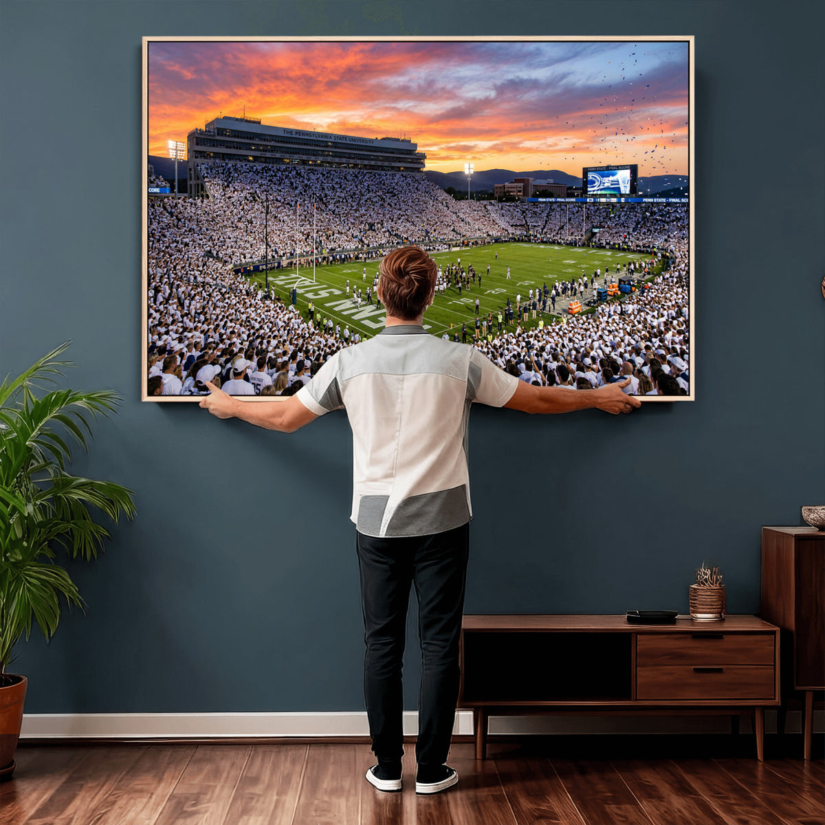 73603863-MGV-CV-36X24 - Stadium Wall Art Canvas Print