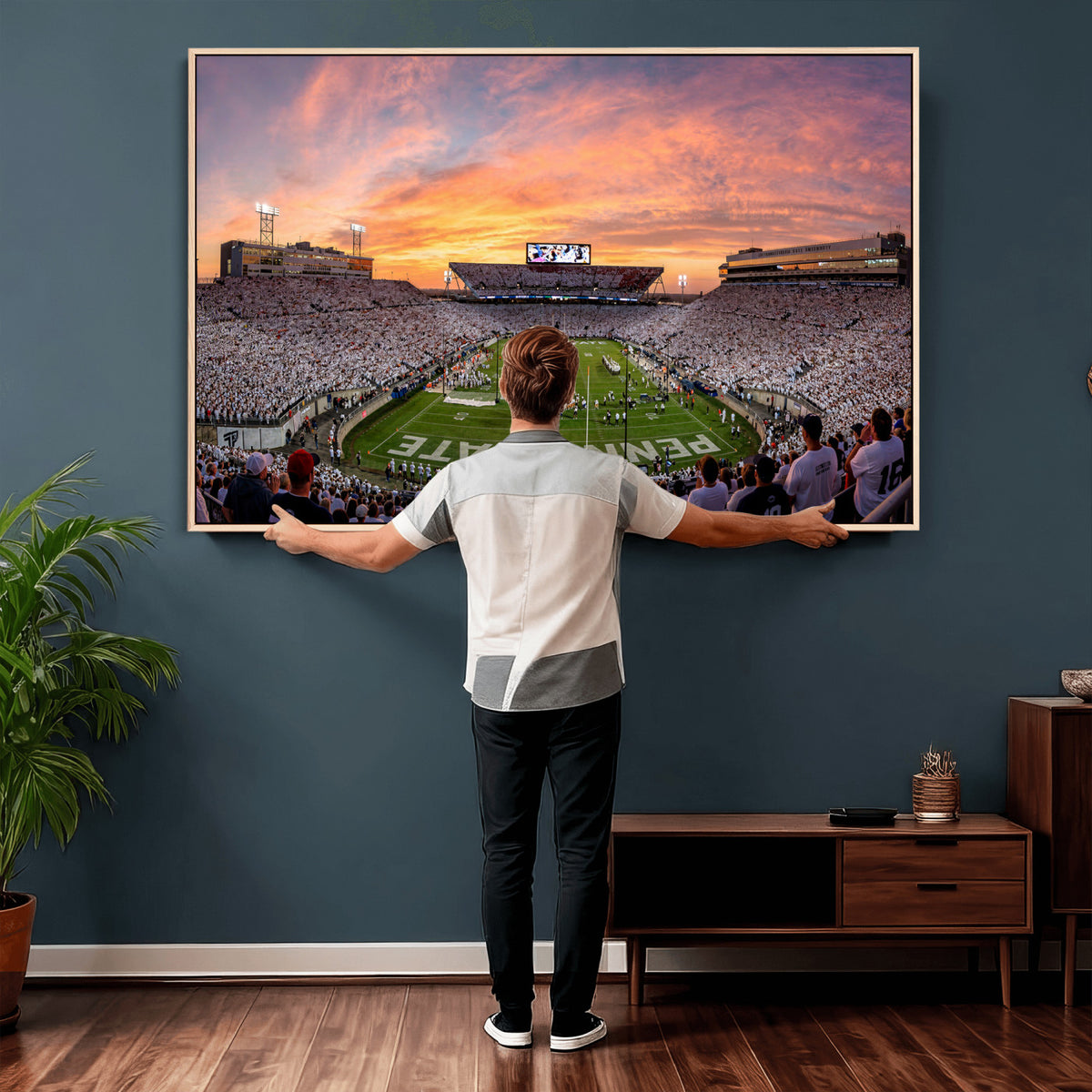 53161432-MGV-CV-36X24 - Stadium Wall Art Canvas Print