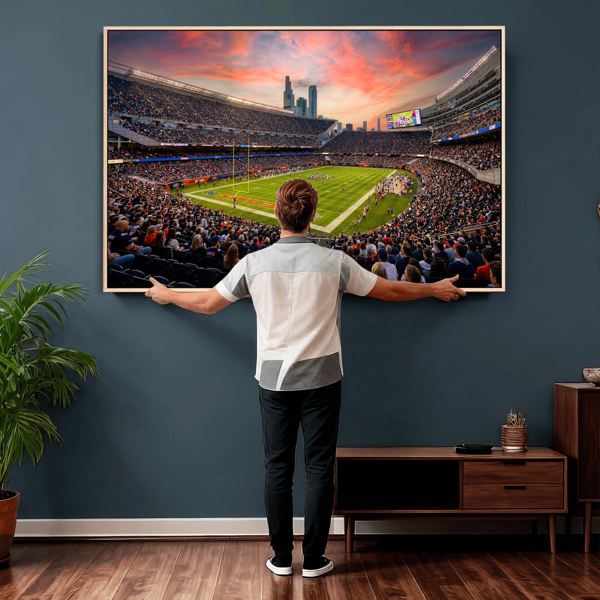 15295996-MGV-CV-36X24 - Stadium Wall Art Canvas Print