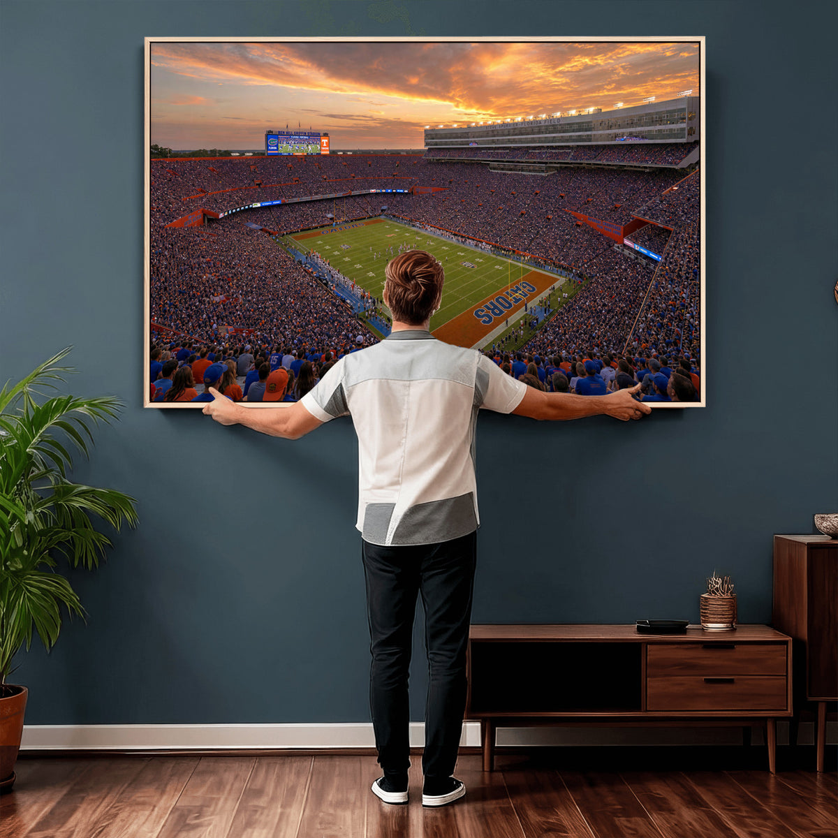 48009171-MGV-CV-36X24 - Stadium Wall Art Canvas Print