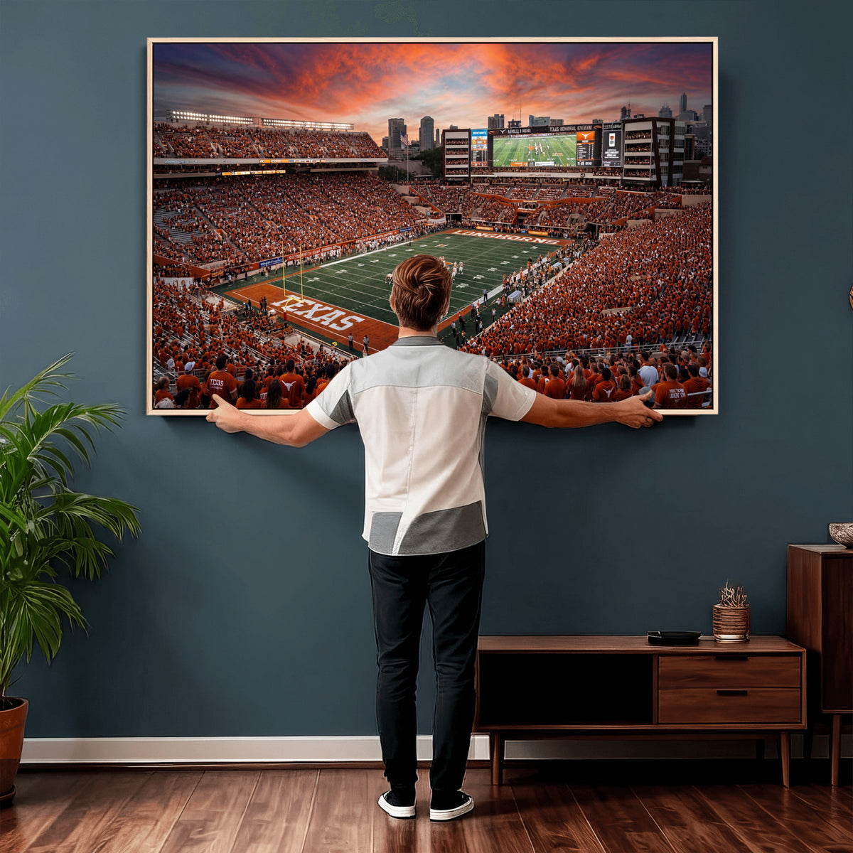 68564193-MGV-CV-36X24 - Stadium Wall Art Canvas Print