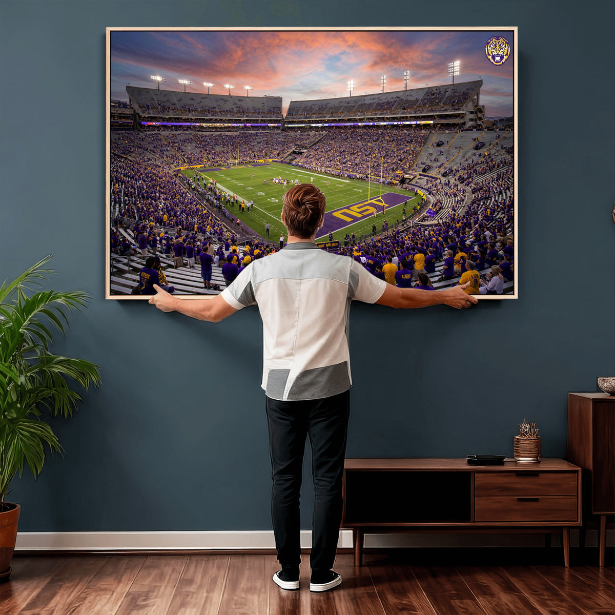20281385-MGV-CV-36X24 - Stadium Wall Art Canvas Print