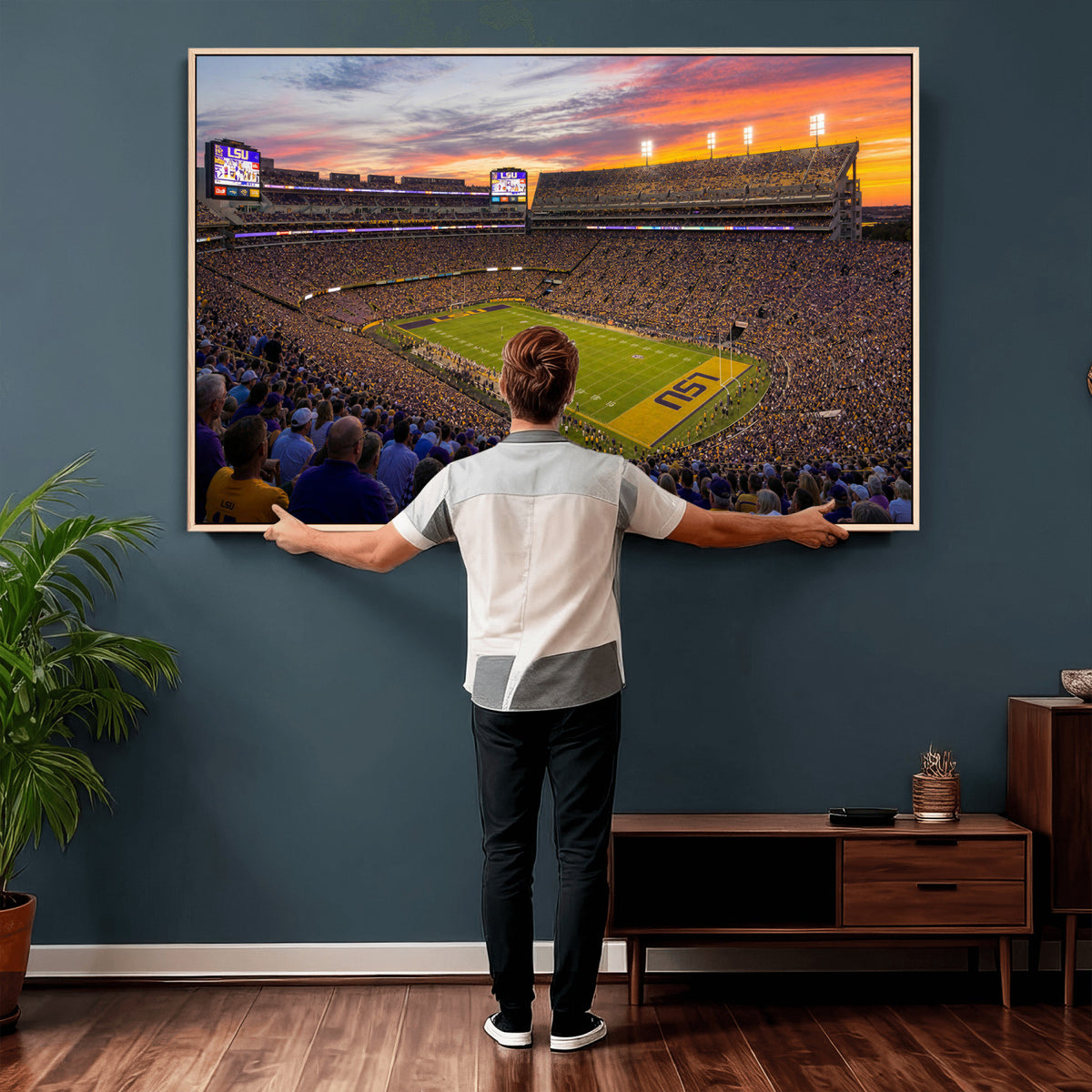 91303167-MGV-CV-36X24 - Stadium Wall Art Canvas Print