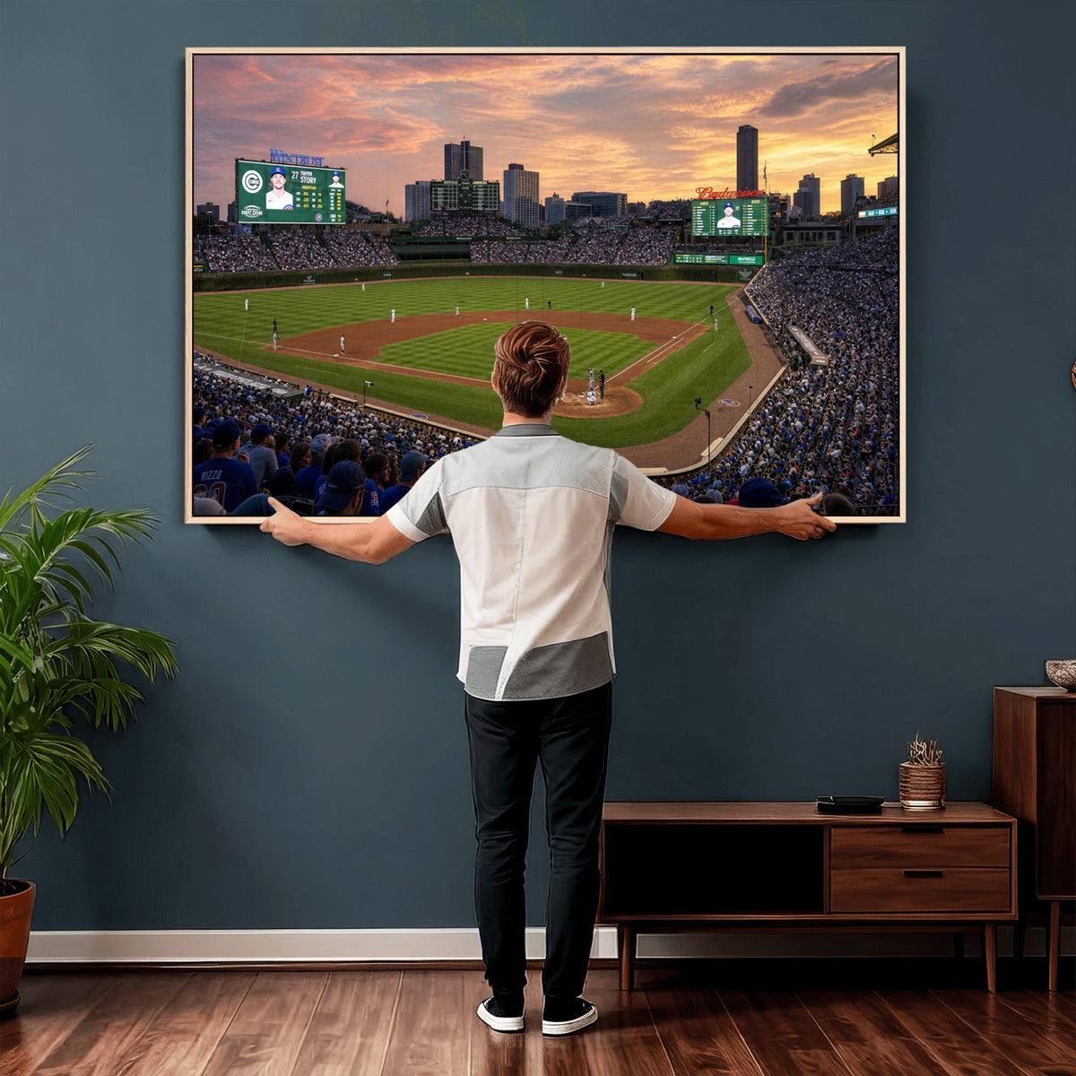 41641466-MGV-CV-36X24 - Stadium Wall Art Canvas Print