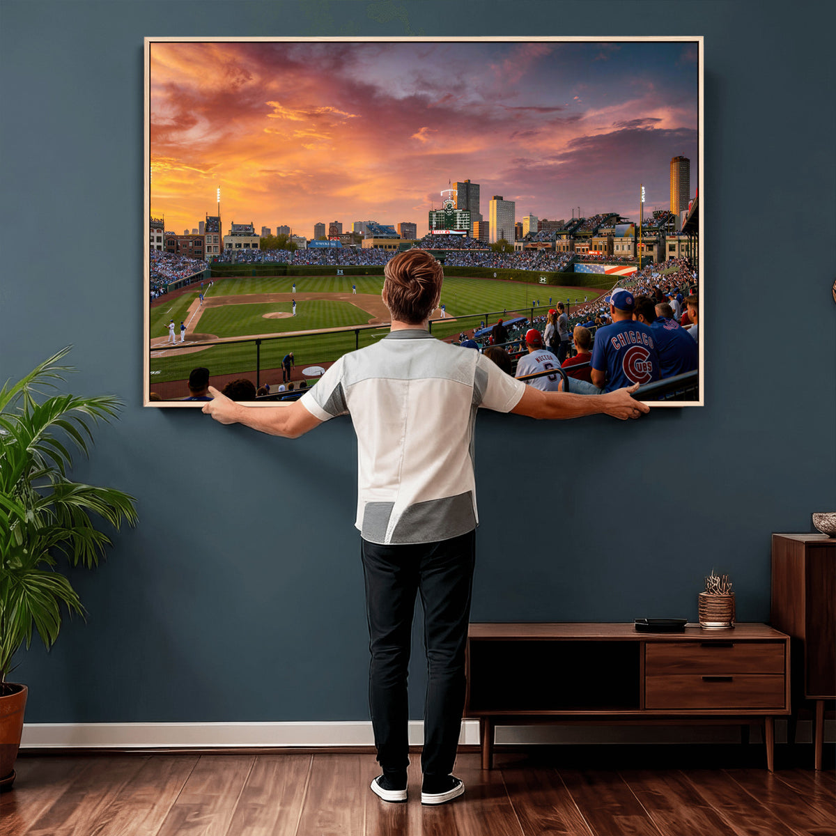 94073020-MGV-CV-36X24 - Stadium Wall Art Canvas Print