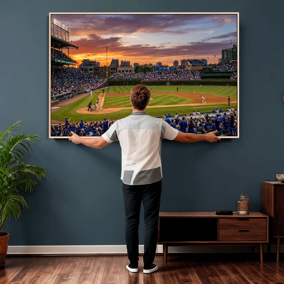71103551-MGV-CV-36X24 - Stadium Wall Art Canvas Print
