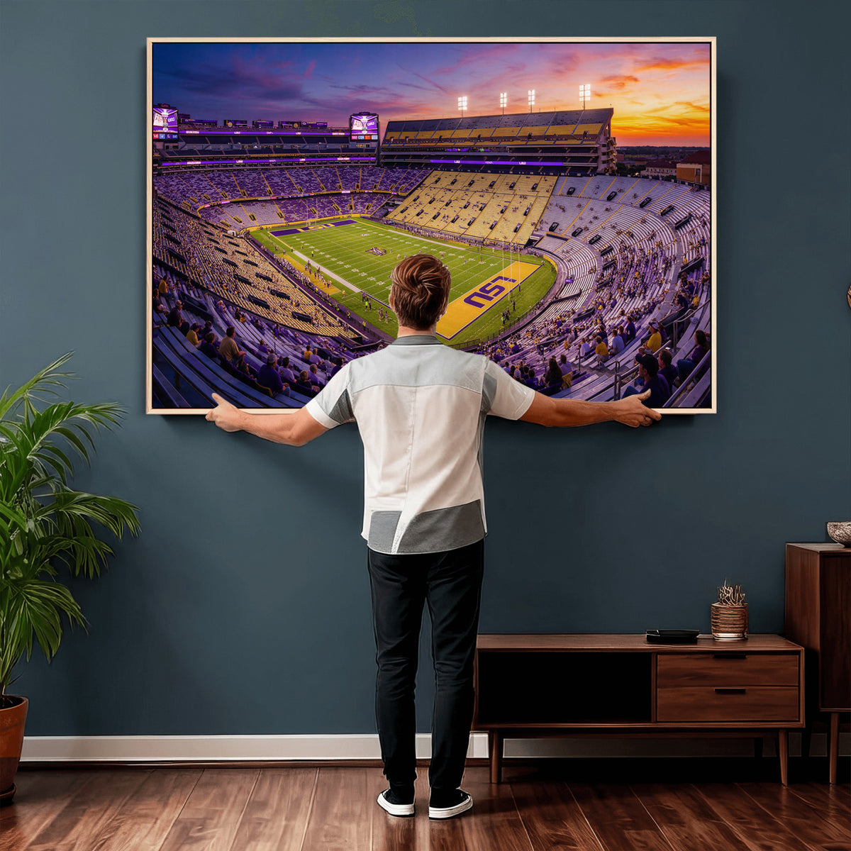21378512-MGV-CV-36X24 - Stadium Wall Art Canvas Print