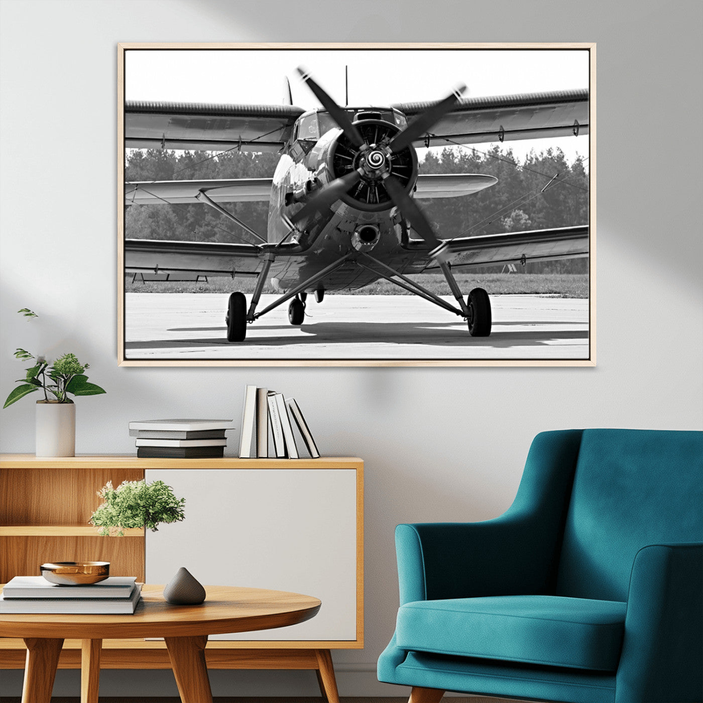 74816-MGV-CV-36X24-Wall Art Old War Plane Canvas Print
