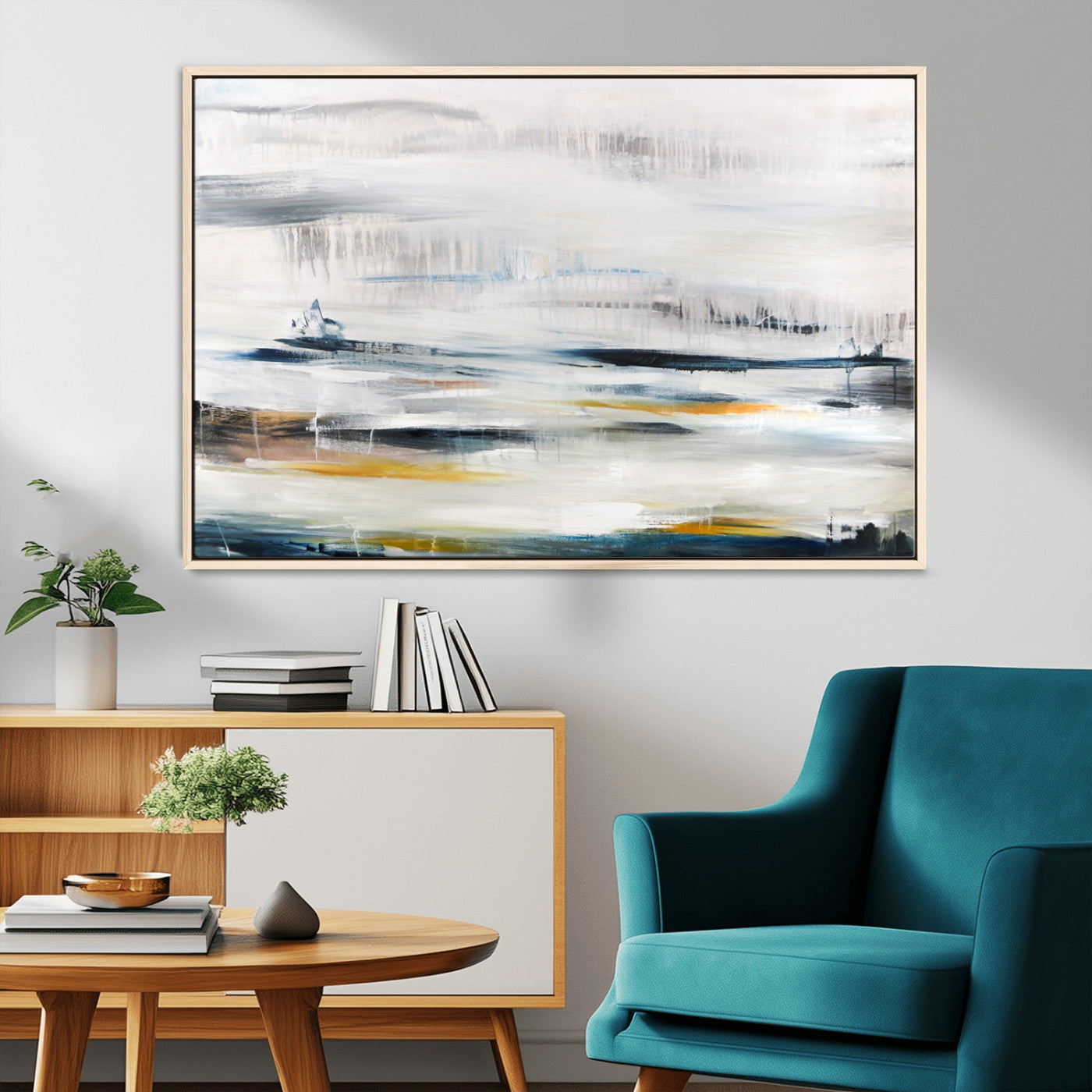74932-MGV-CV-36X24-Soft Color Abstract Canvas Print