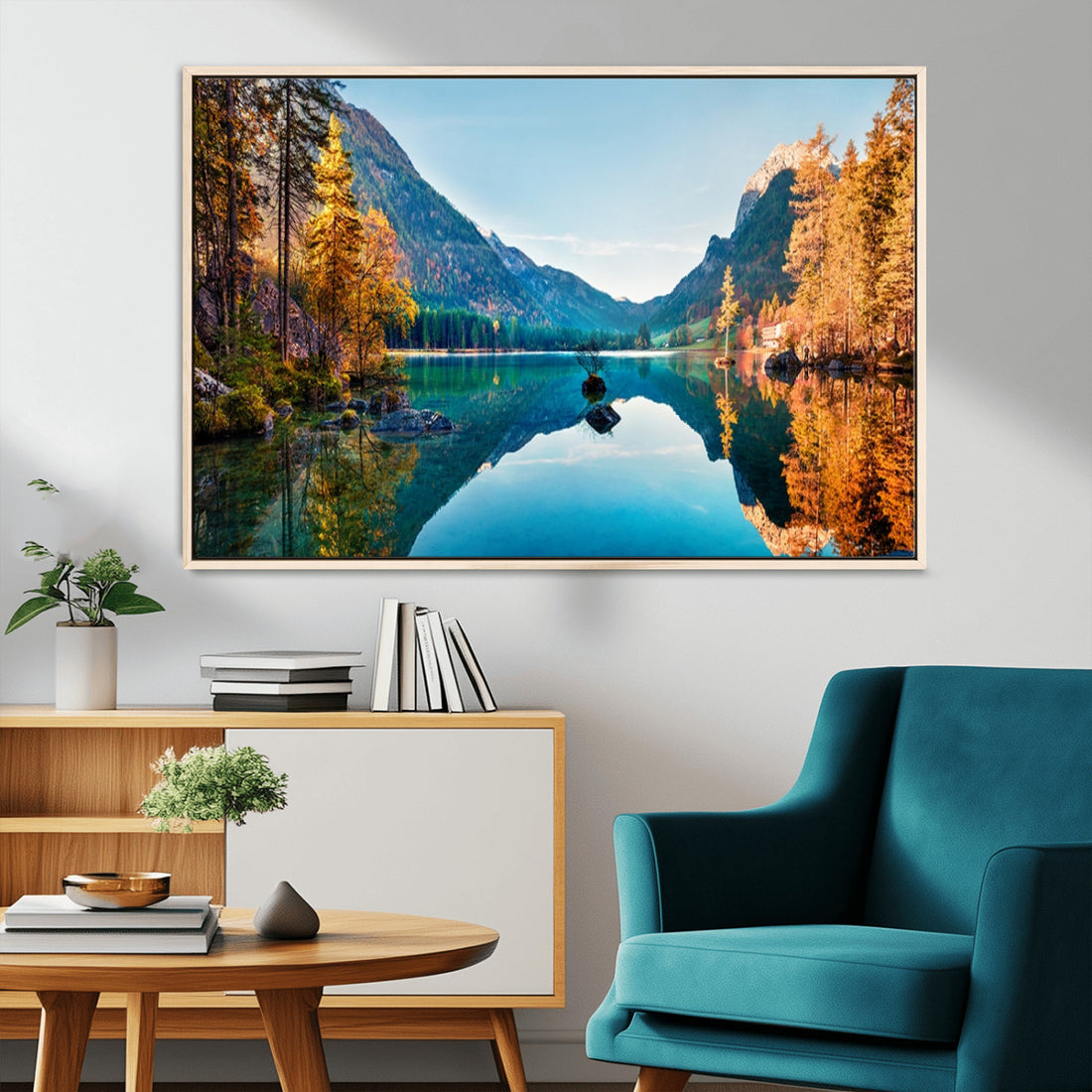 Fantastic Autumn Panorama Wall Art Canvas Print