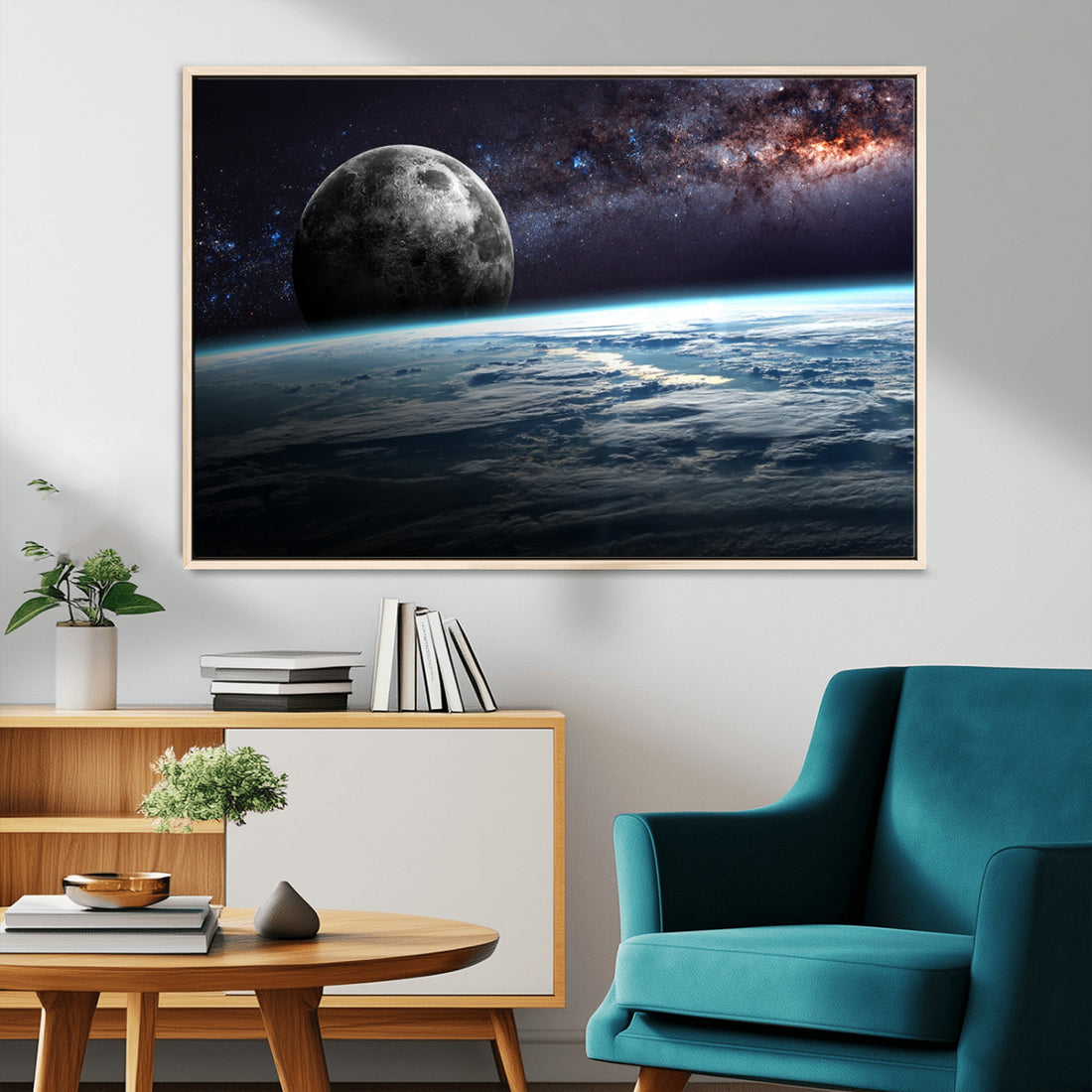 Space and Planet Canvas Print