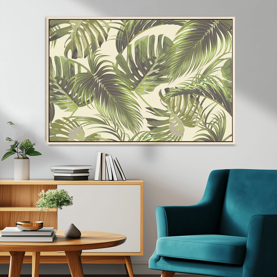 Palm Leaves Canvas Print