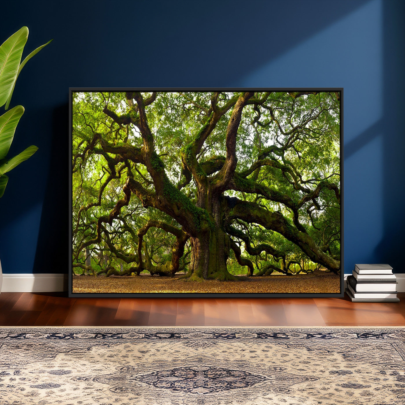 29407-MGV-CV-36X24 - Angel Oak Tree Wall Art Canvas Print | Large Forest Tree Nature Photography Print on Canvas