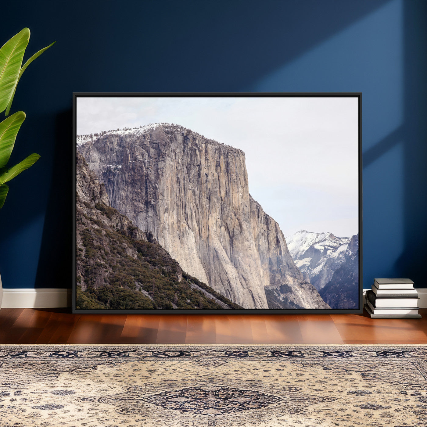 74506434-MGV-CV-36X24 - El Capitan Yosemite Mountain Wall Art – Yosemite Cliff Canvas Print, Rugged Terrain and Timeless Wilderness Decor for Office, Living Room or Cabin