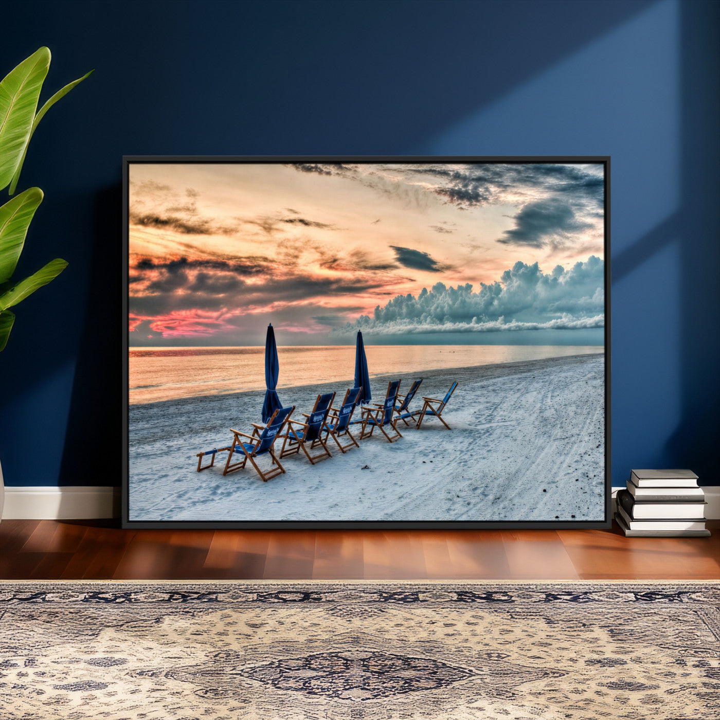 17237006-MGV-CV-36X24 - Serene Gulf Solitude Wall Art Canvas Print
