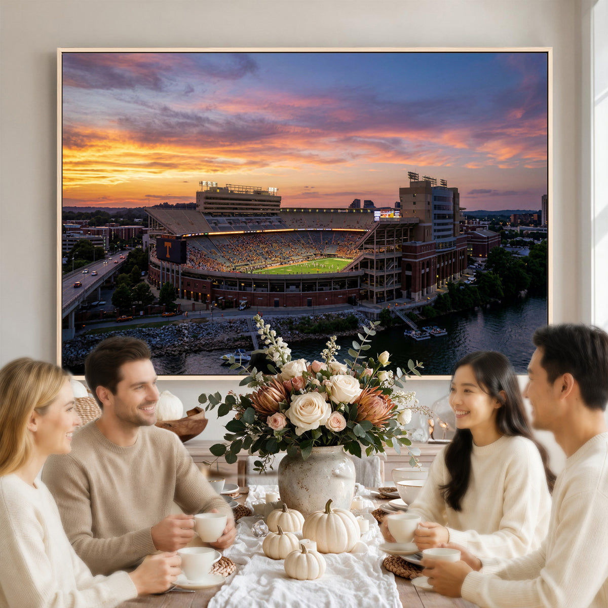 61093642-MGV-CV-36X24 - Stadium Wall Art Canvas Print