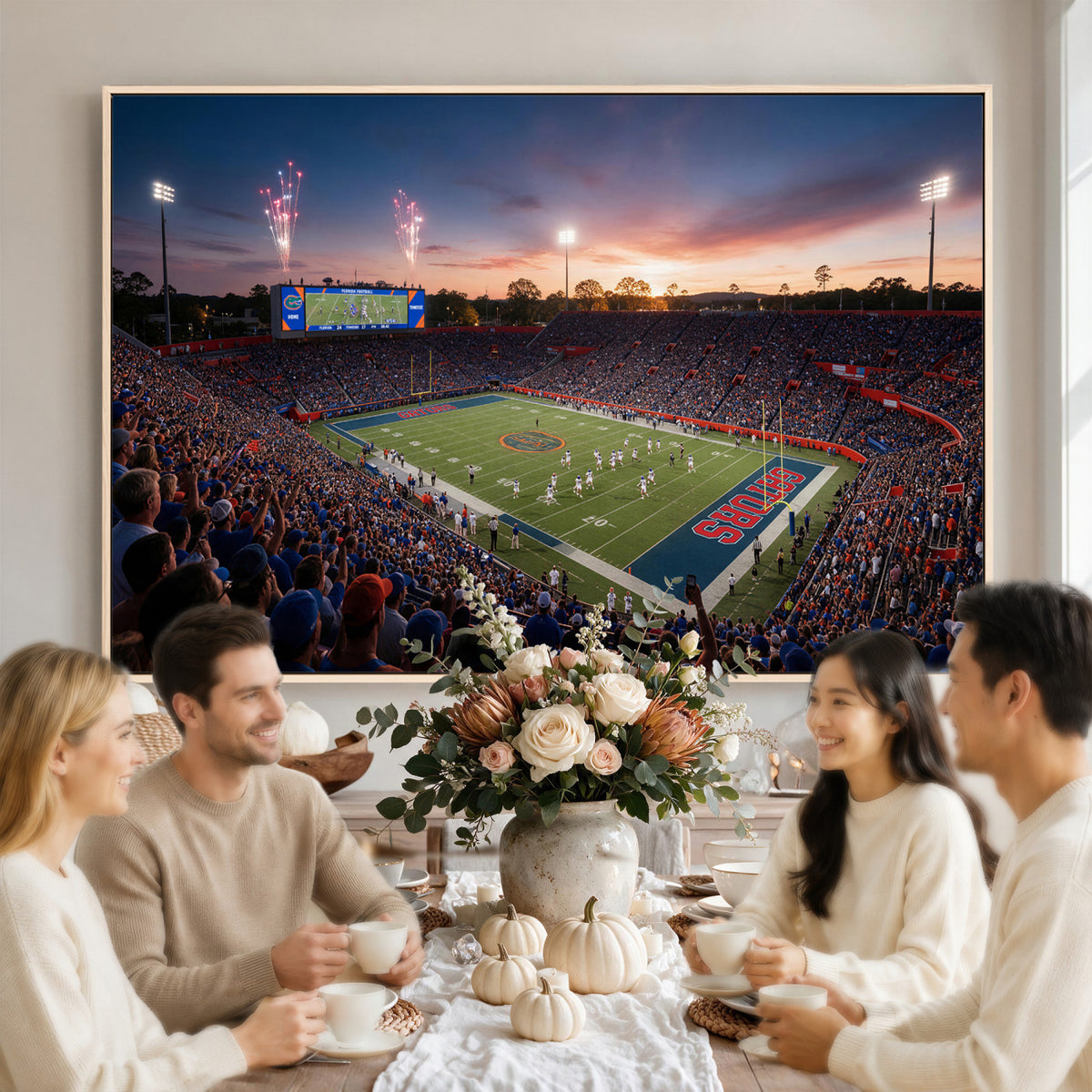 76151234-MGV-CV-36X24 - Stadium Wall Art Canvas Print