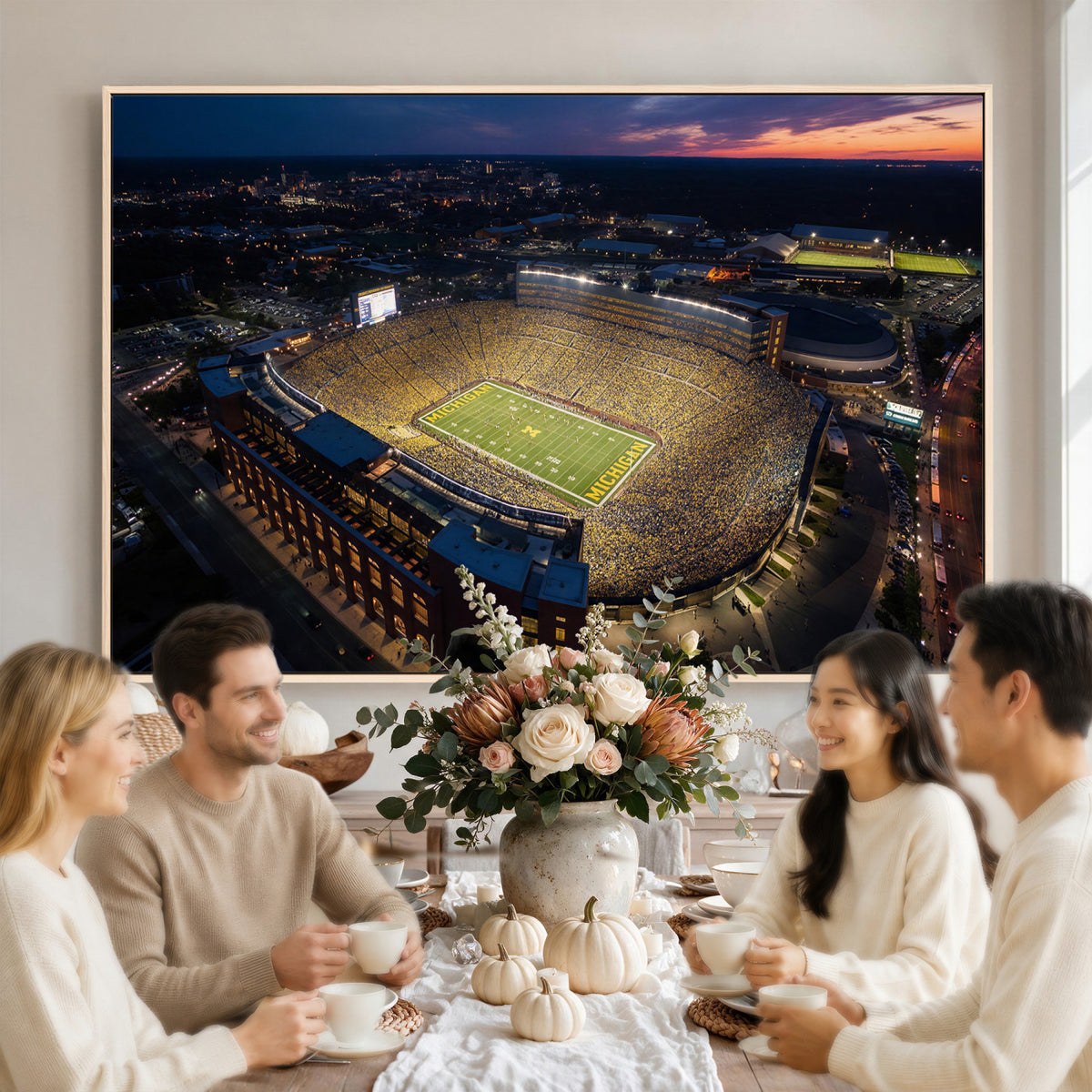 61127284-MGV-CV-36X24 - Stadium Wall Art Canvas Print