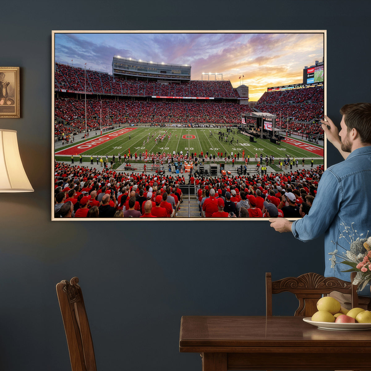23196993-MGV-CV-36X24 - Stadium Wall Art Canvas Print