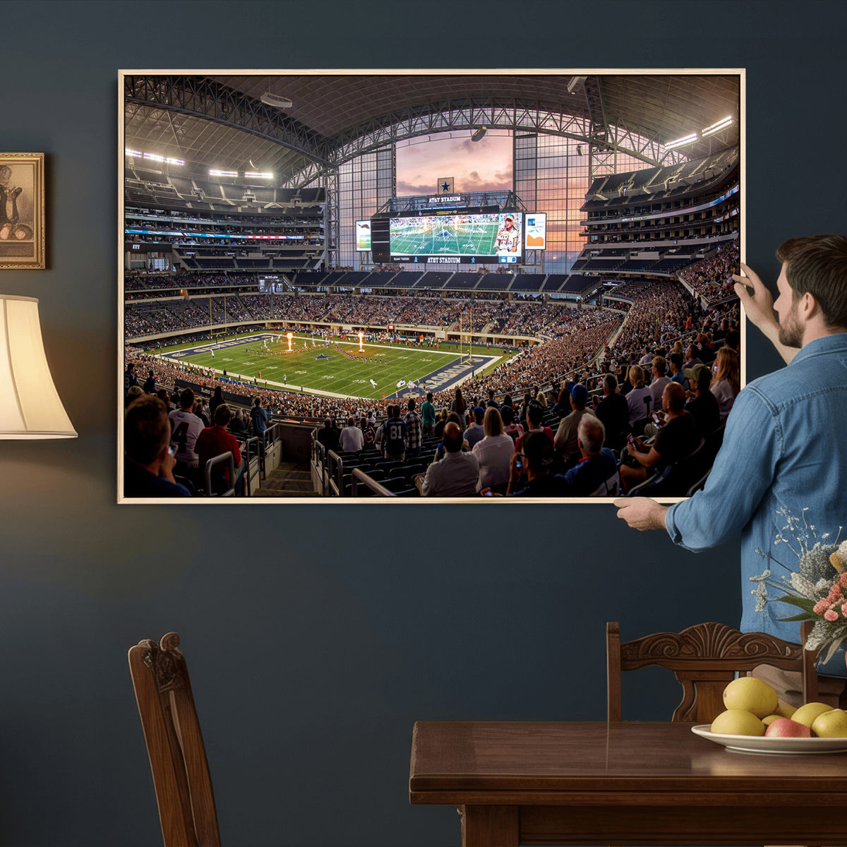 61524160-MGV-CV-36X24 - Stadium Wall Art Canvas Print