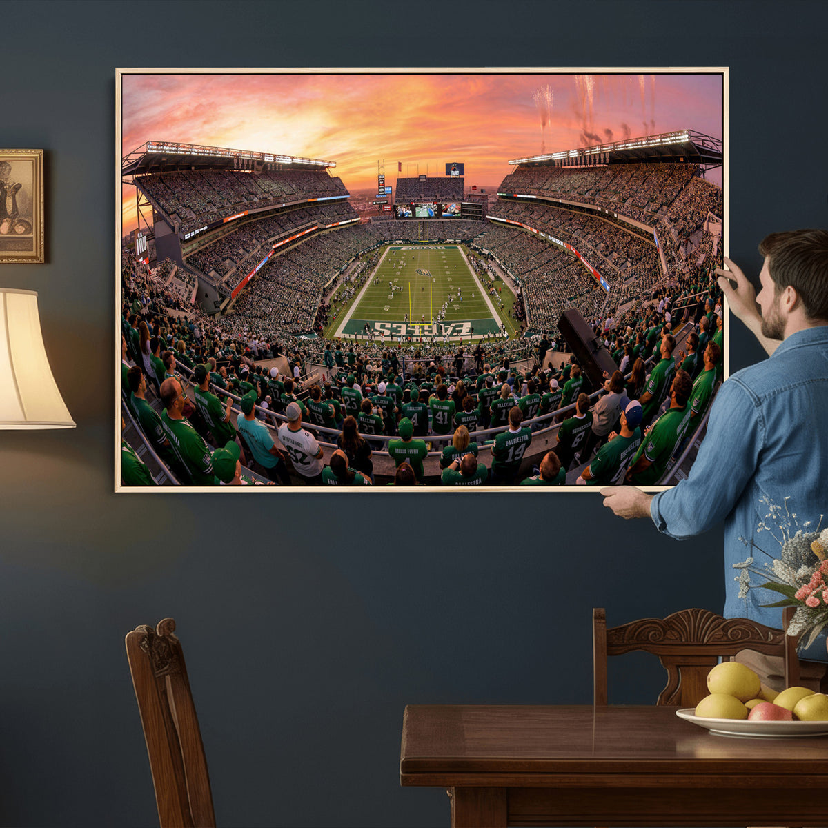 24458374-MGV-CV-36X24 - Stadium Wall Art Canvas Print