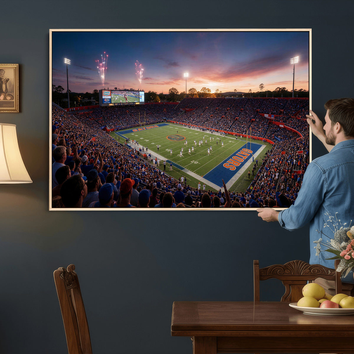 42817292-MGV-CV-36X24 - Stadium Wall Art Canvas Print