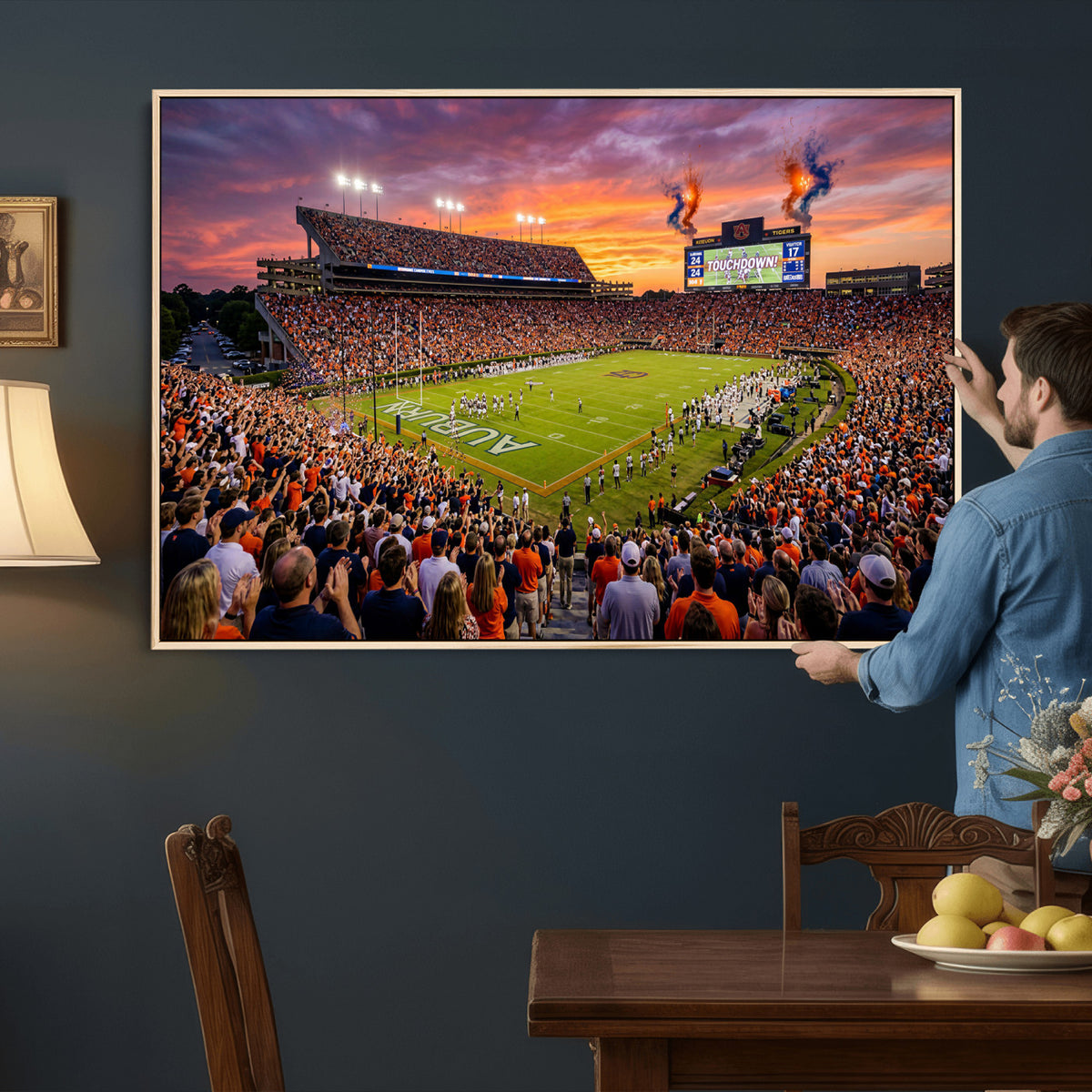 77756715-MGV-CV-36X24 - Stadium Wall Art Canvas Print