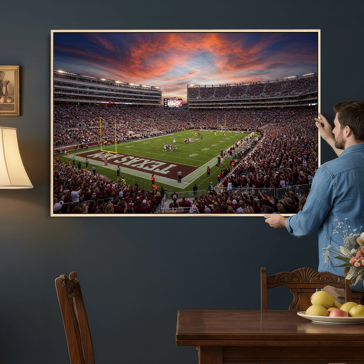 44328991-MGV-CV-36X24 - Stadium Wall Art Canvas Print