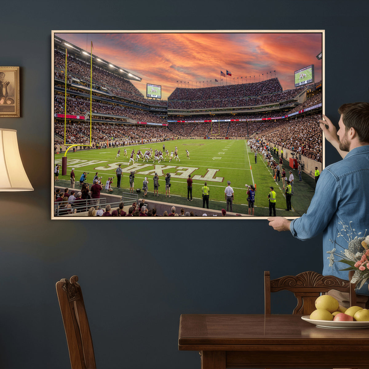 80055809-MGV-CV-36X24 - Stadium Wall Art Canvas Print