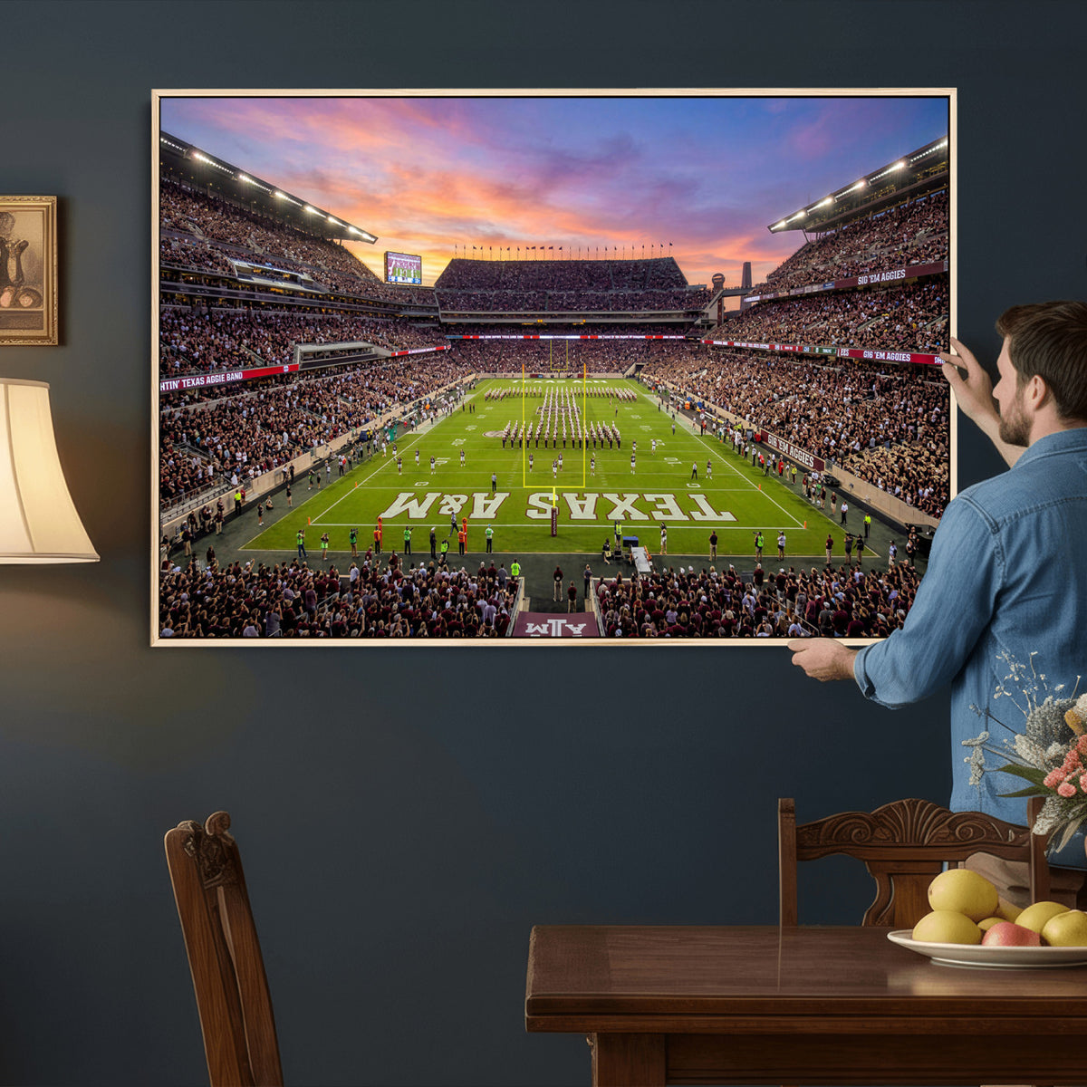 65952219-MGV-CV-36X24 - Stadium Wall Art Canvas Print