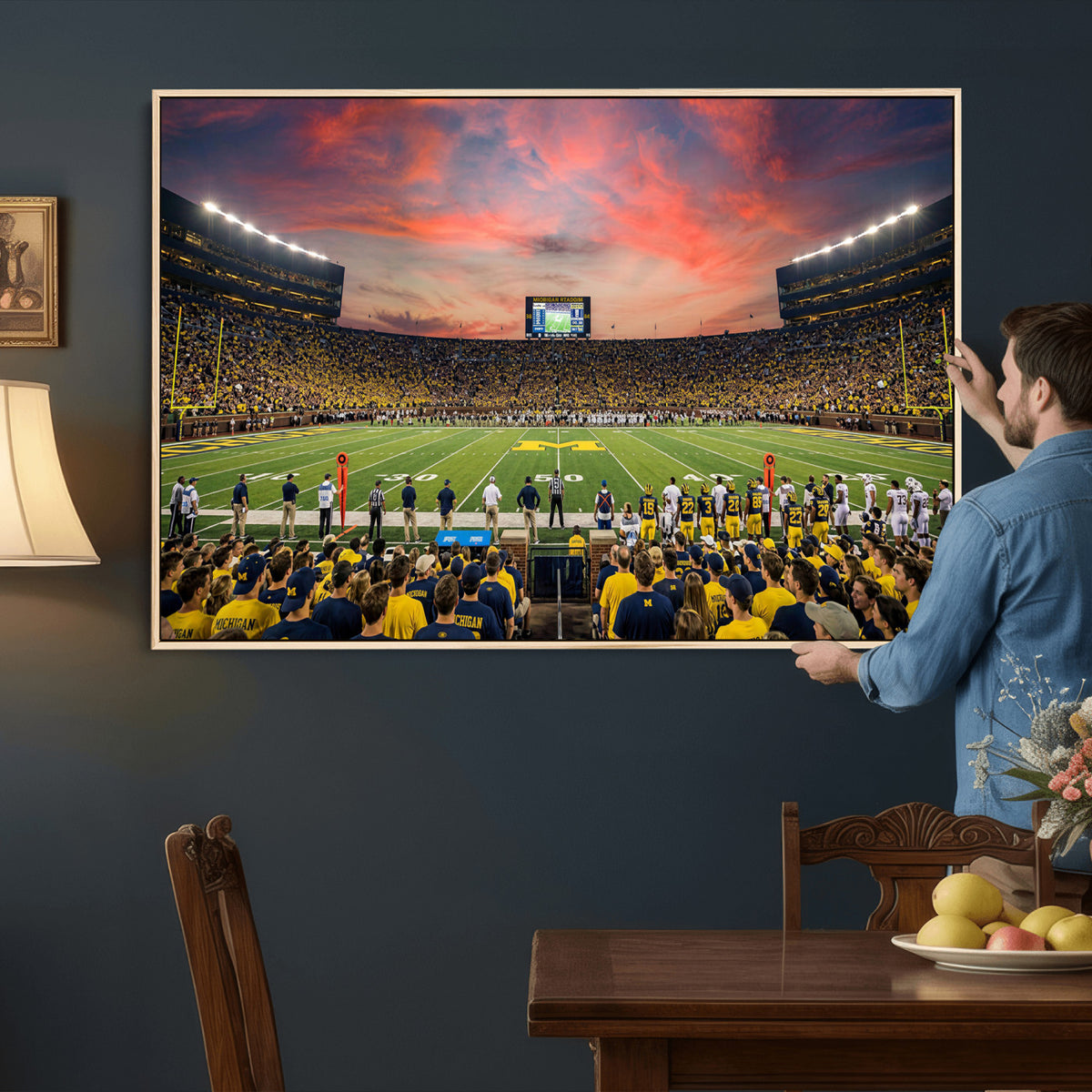47185949-MGV-CV-36X24 - Stadium Wall Art Canvas Print
