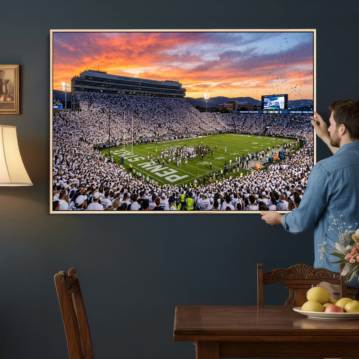 37057330-MGV-CV-36X24 - Stadium Wall Art Canvas Print