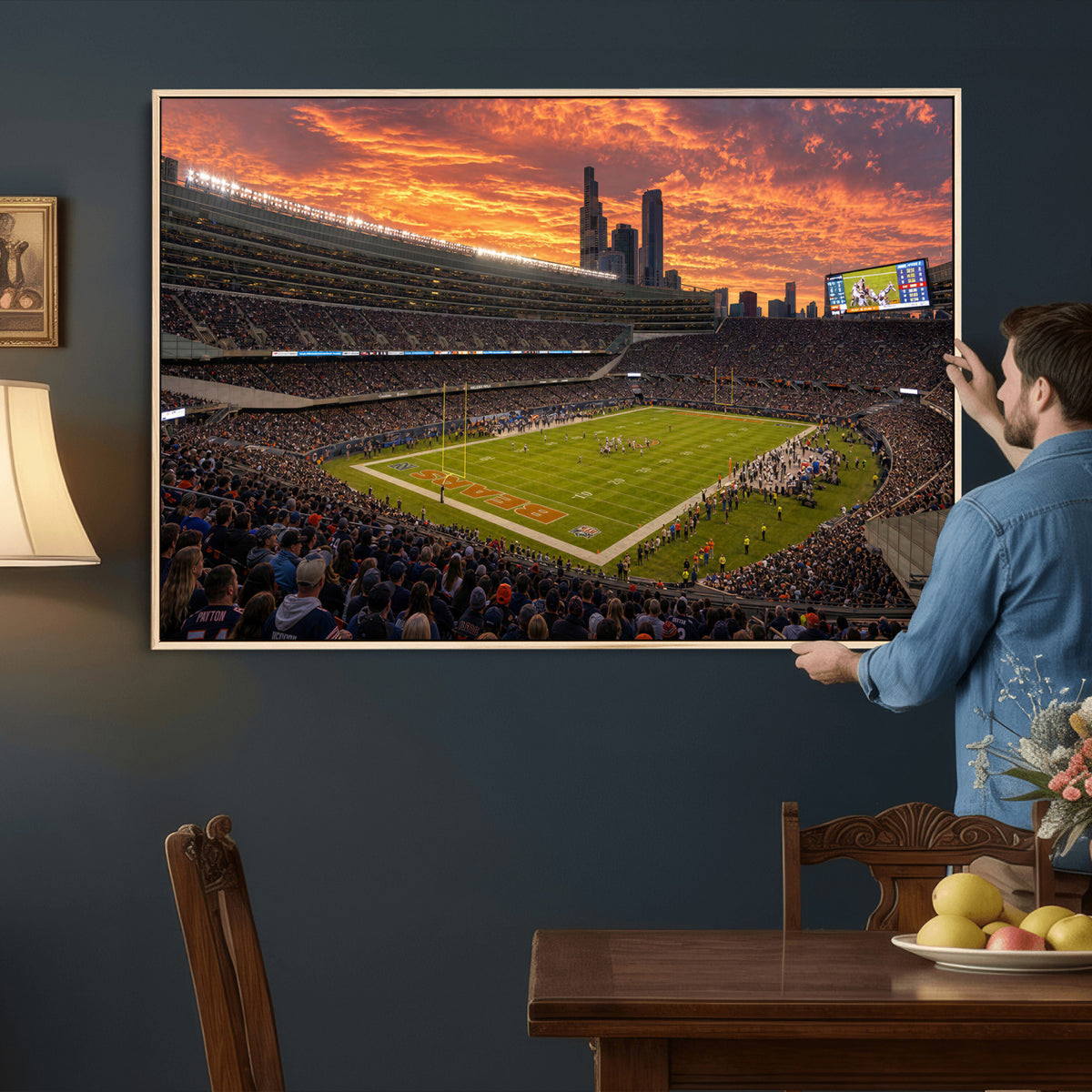 25159364-MGV-CV-36X24 - Stadium Wall Art Canvas Print