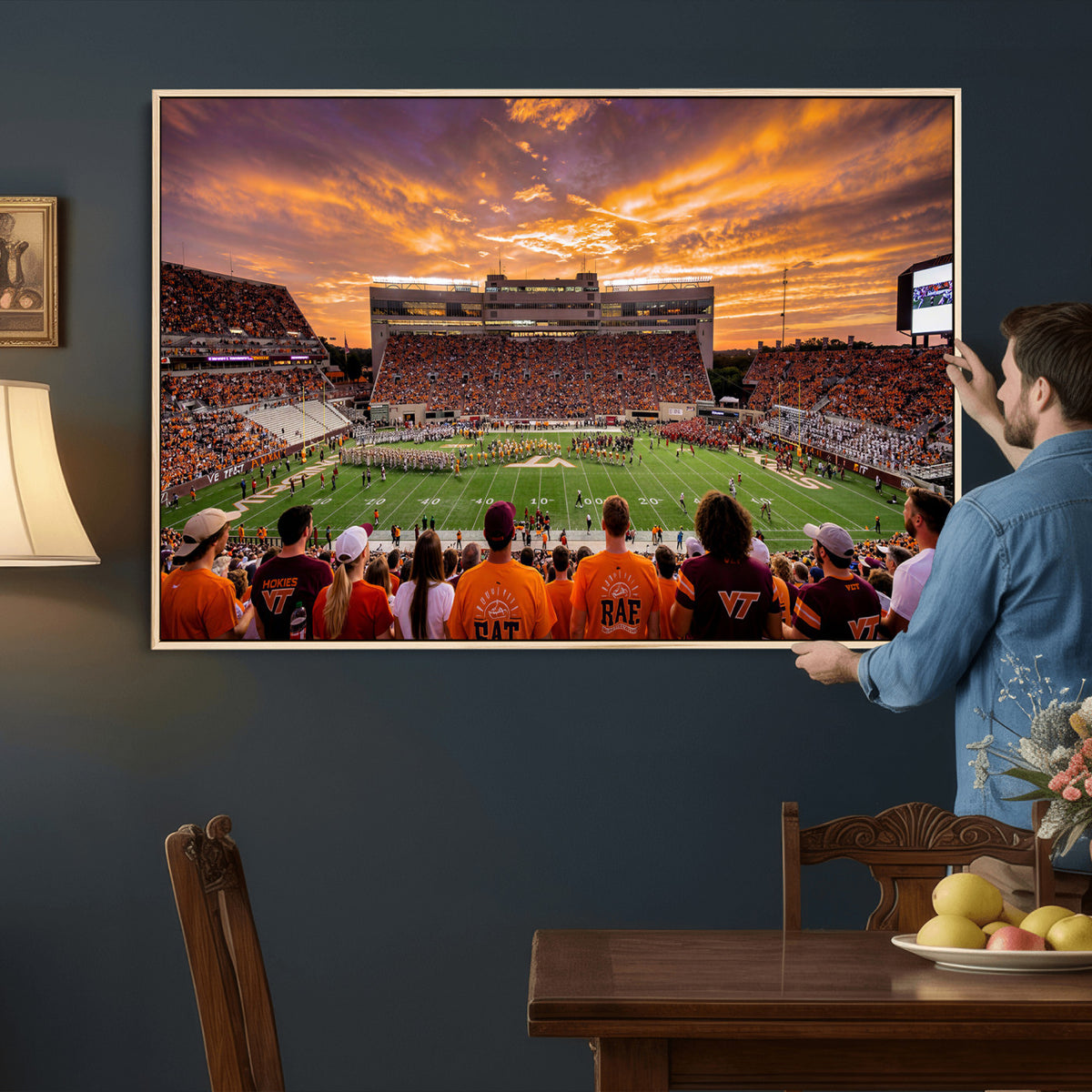25873880-MGV-CV-36X24 - Stadium Wall Art Canvas Print