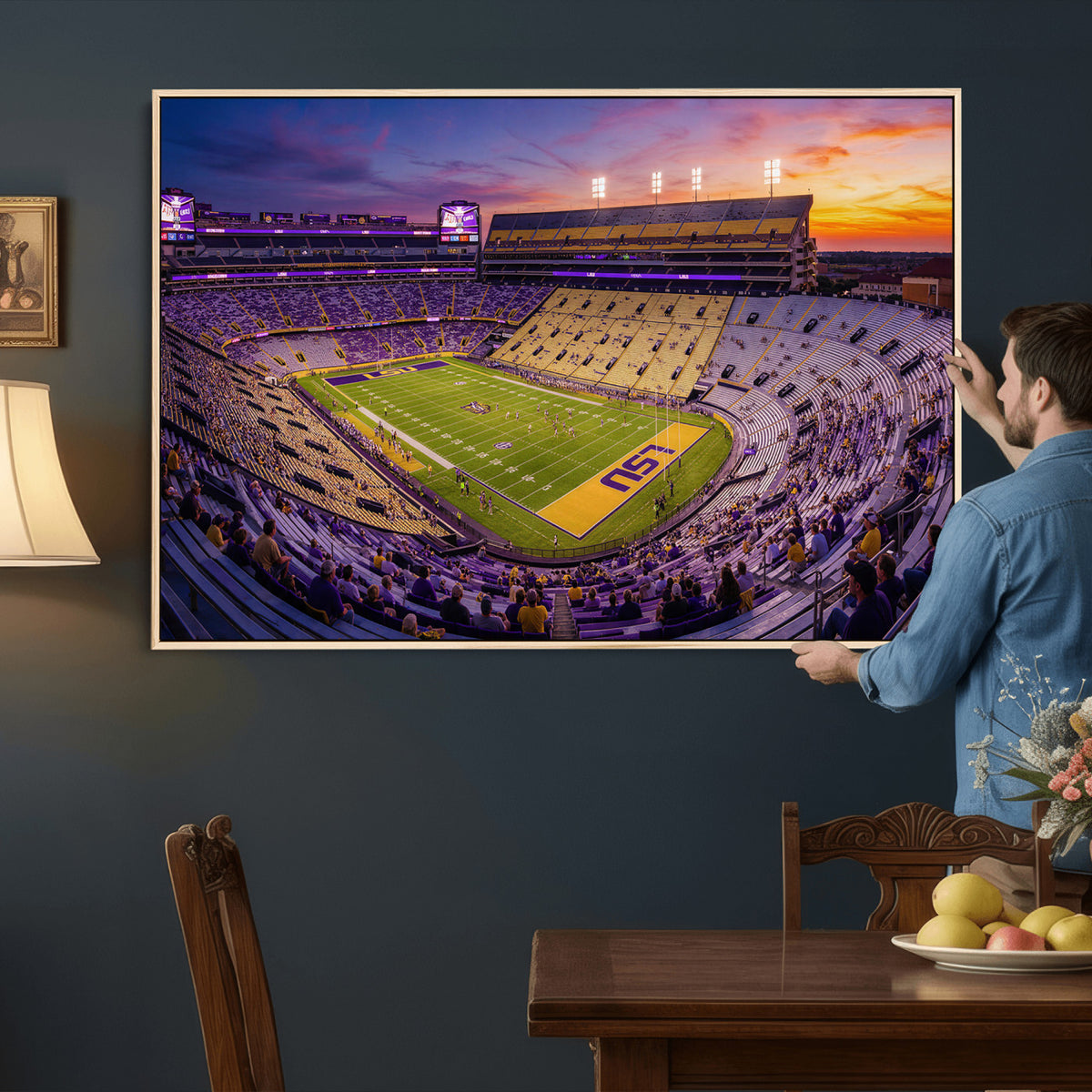 21378512-MGV-CV-36X24 - Stadium Wall Art Canvas Print