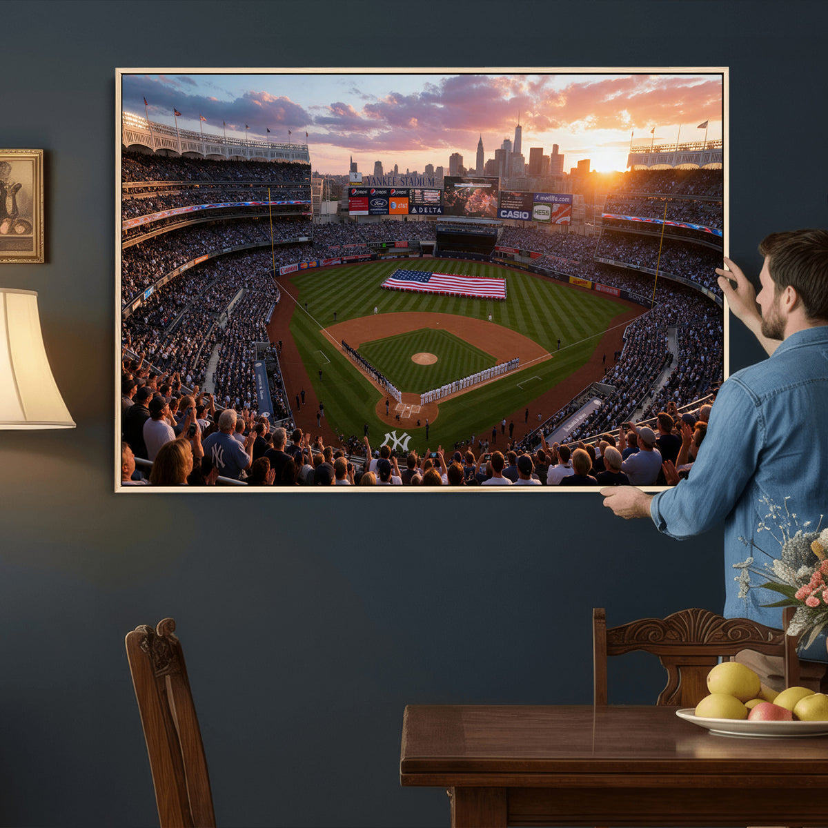 43632742-MGV-CV-36X24 - Stadium Wall Art Canvas Print