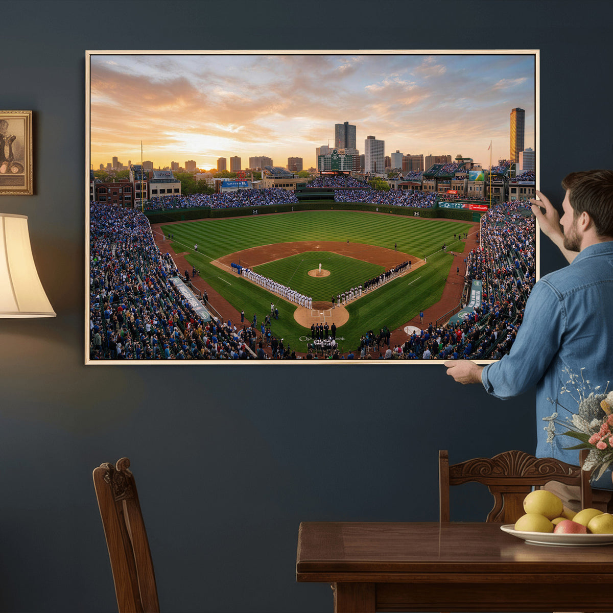 76885212-MGV-CV-36X24 - Stadium Wall Art Canvas Print