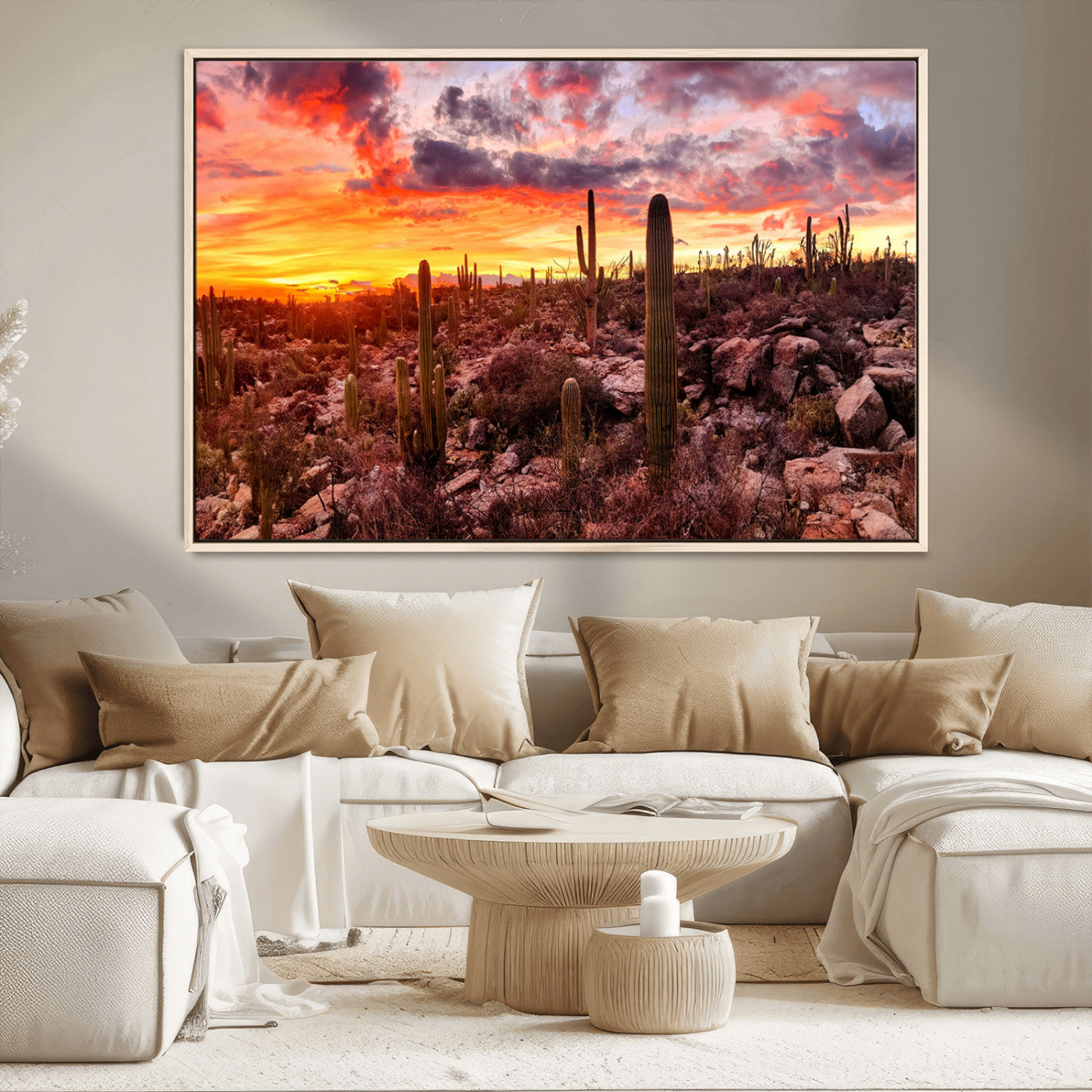 -Arizona Desert Print, Western Cowboy Wall Art Print