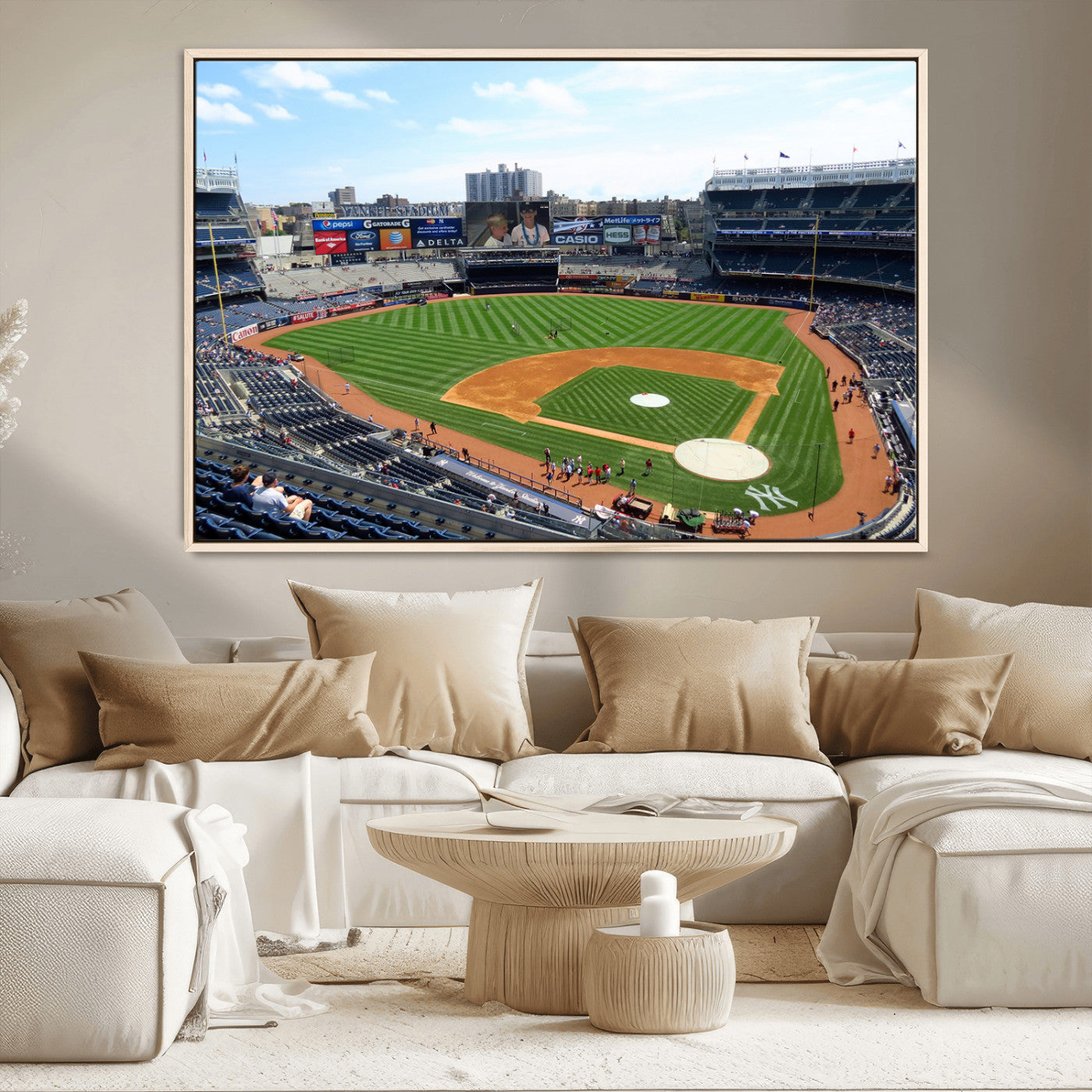 98047-MGV-CV-36X24-Buffalo Bills Stadium Wall Art - Buffalo Bills Decor- NFL Fans Gift, Perfect Sports Decor for Living