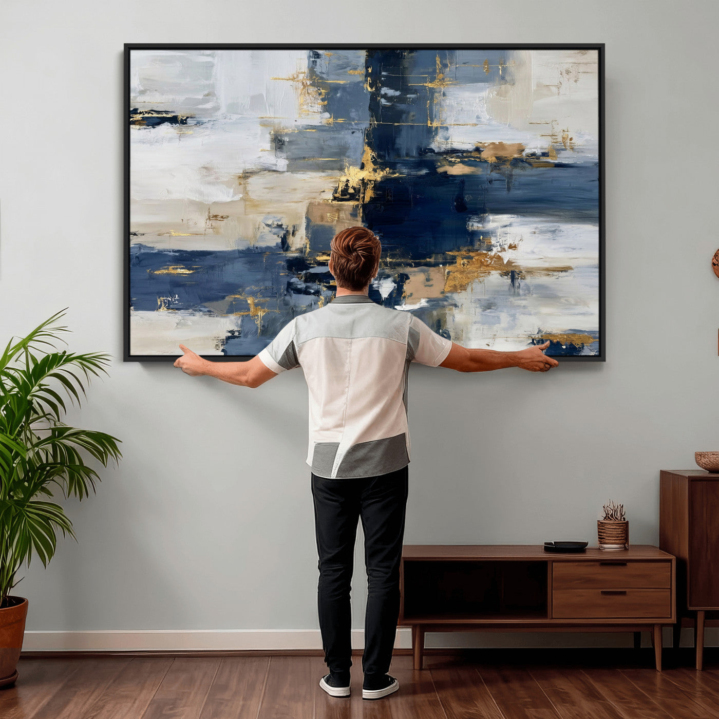 57128767-MGV-CV-36X24 - Abstract Wall Art Canvas Print