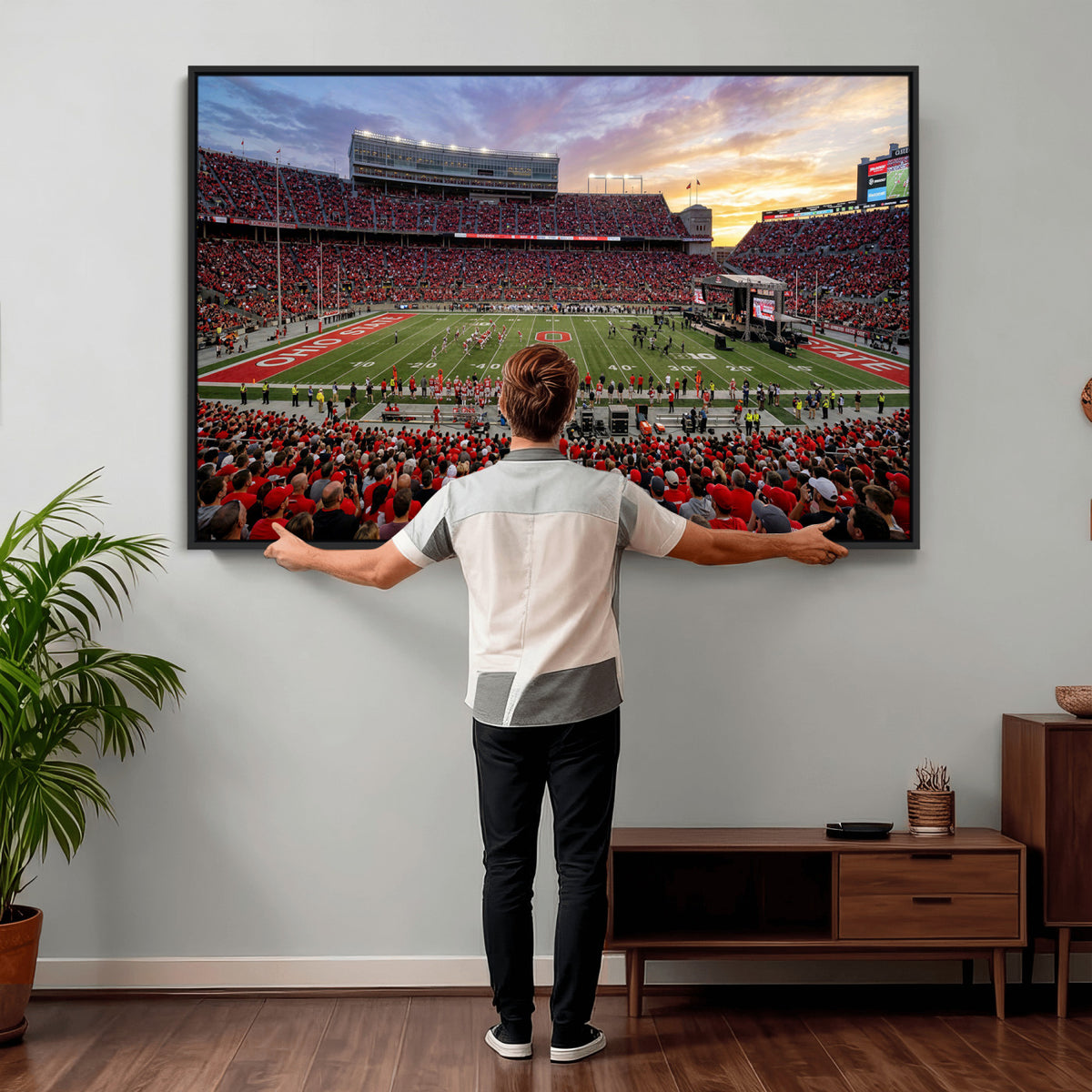 23196993-MGV-CV-36X24 - Stadium Wall Art Canvas Print