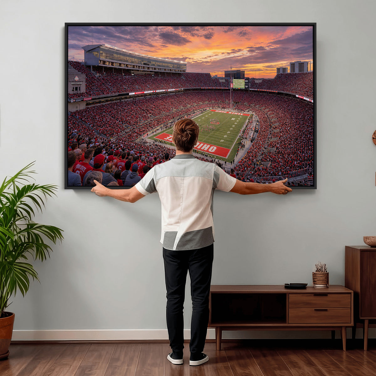 95137596-MGV-CV-36X24 - Stadium Wall Art Canvas Print