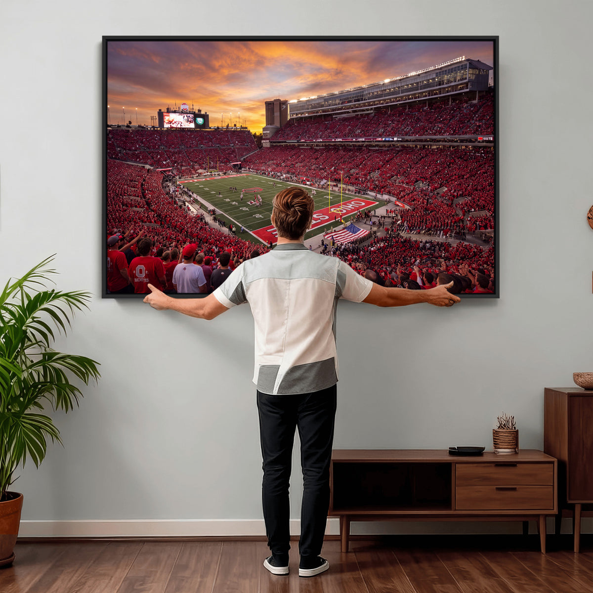 36125328-MGV-CV-36X24 - Stadium Wall Art Canvas Print