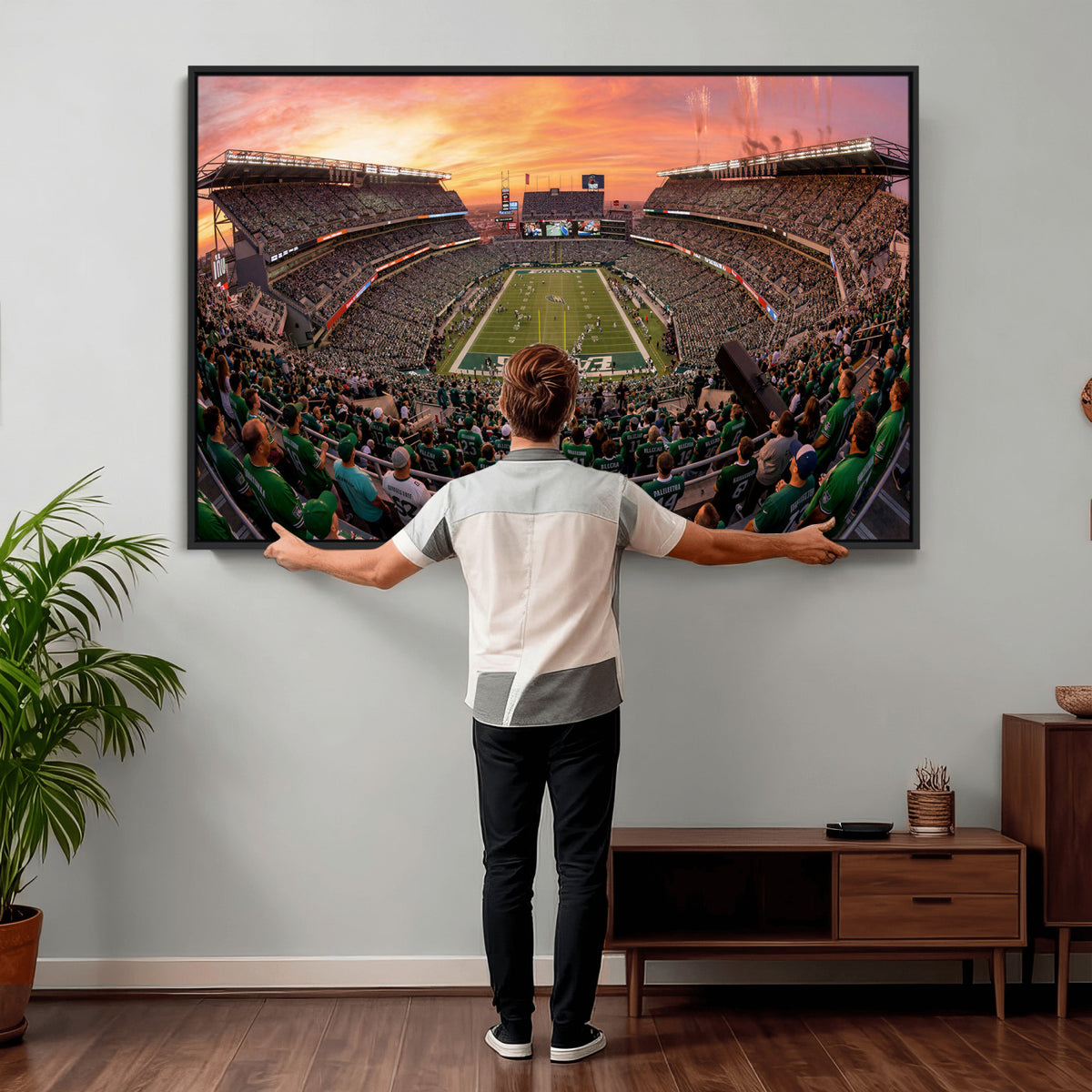 24458374-MGV-CV-36X24 - Stadium Wall Art Canvas Print
