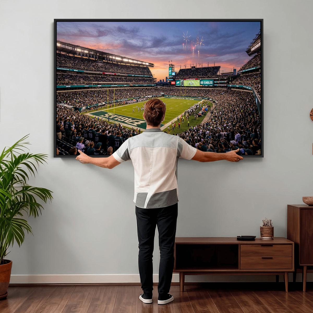 15549432-MGV-CV-36X24 - Stadium Wall Art Canvas Print
