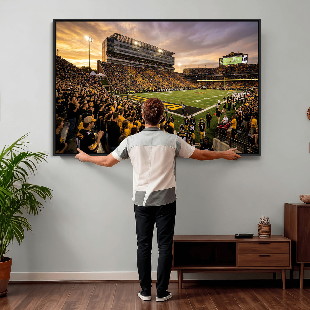 60847729-MGV-CV-36X24 - Stadium Wall Art Canvas Print