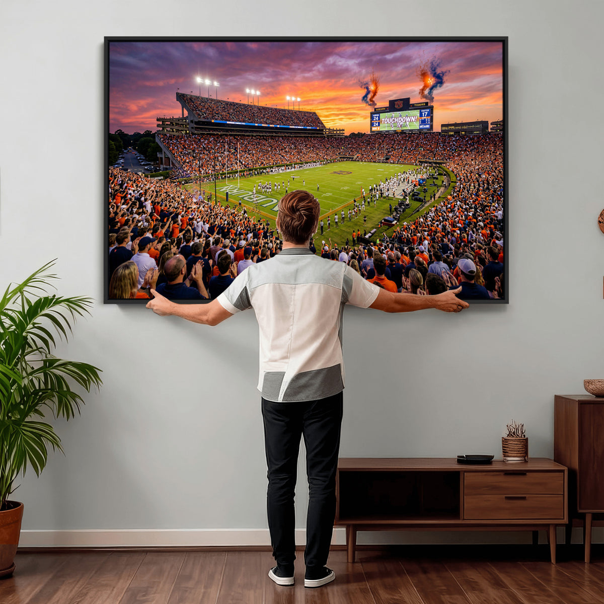 77756715-MGV-CV-36X24 - Stadium Wall Art Canvas Print