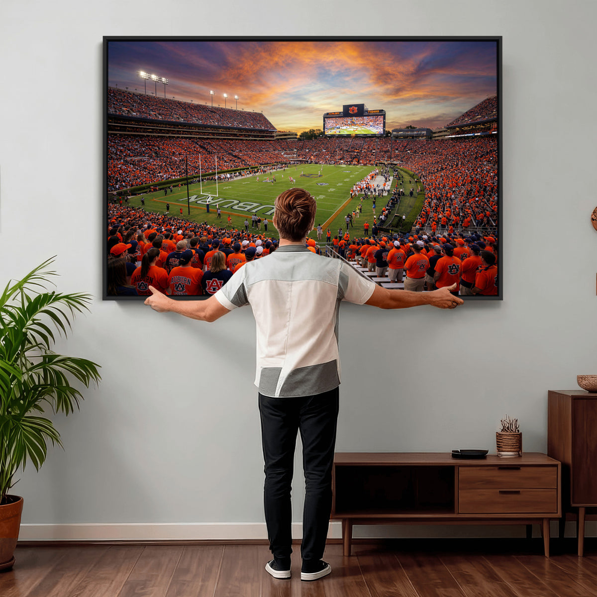 46347891-MGV-CV-36X24 - Stadium Wall Art Canvas Print
