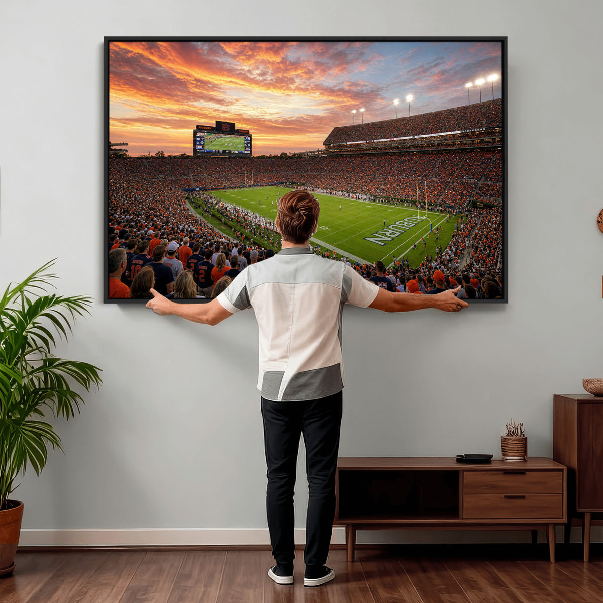 28631591-MGV-CV-36X24 - Stadium Wall Art Canvas Print